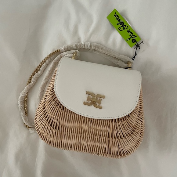 Sam Edelman Millie basket flap shoulder bag NWT - Picture 1 of 5
